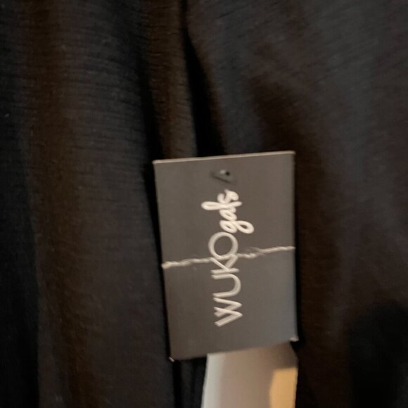 WUKOGIRLS Black Tiered Dress Size Medium Layered Brand New Capsule - Picture 4 of 6